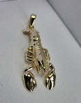 2" Lobster Pendant 10k Gold